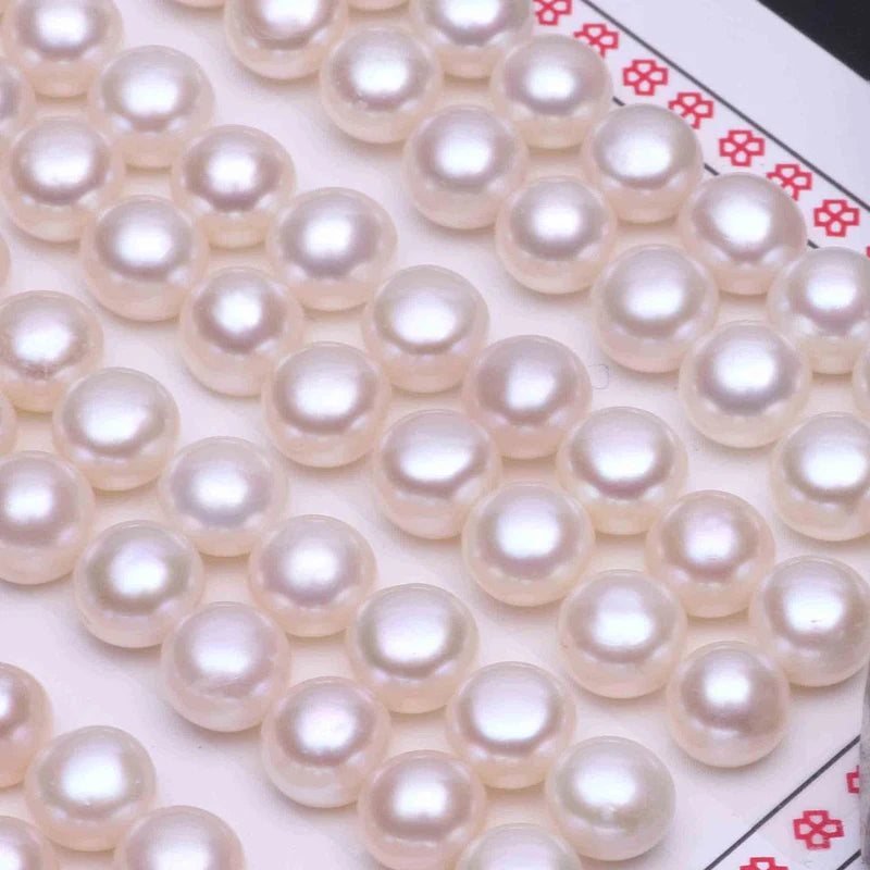 [September Expo 2026] 3A Glare Natural Freshwater Pearl Loose Flawless Button Pearl Beads for DIY Necklace Bracelet Making MegaBDM