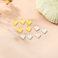 Wholesale Stainless Steel Mini Rhombus Charm Solid Rhombus Pendant Accessories for Necklace Bracelet Charm for Jewelry Making