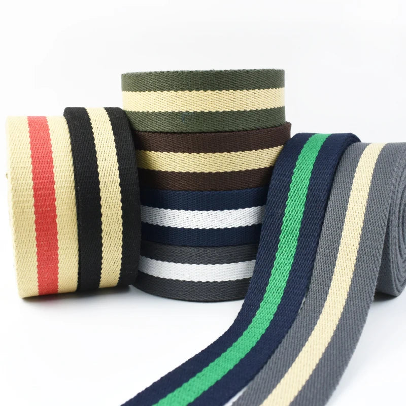 Deepeel RD902 38mm Bag Parts Accessories Sewing Webbing Clothes Ribbon Fashion Bag Belt Thickened Wide Polyester Webbing Strap
