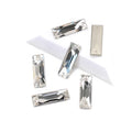 3255 Crystal  Clear  Color  Rectangle Strip Strass Rhinestone Sewn Flat Back Beads Sew on Rhinestone for Dresses