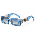 2022 New Rectangle Sunglasses Small Frame Female Modern Sunglasses Gafas Del Sol Famous Brands Lunette Soleil