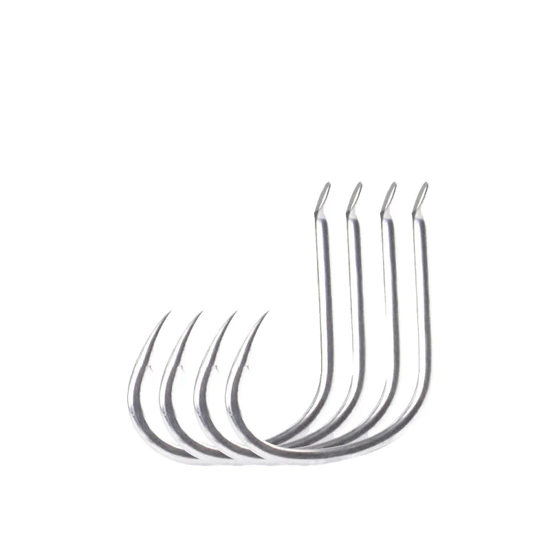 Lightweight High Carbon Steel Jig Hook Bass Fishing Hand-Tied Assist Slow Jigging Bottom Fishing Fly Fishing Stream