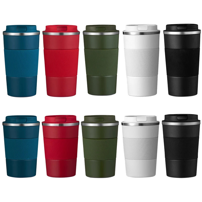 500ML Reusable Outdoor Tumbler Cups in Bulk Double Wall Stainless Steel Vacuum Insulated Travel Coffee Mug With Lid
