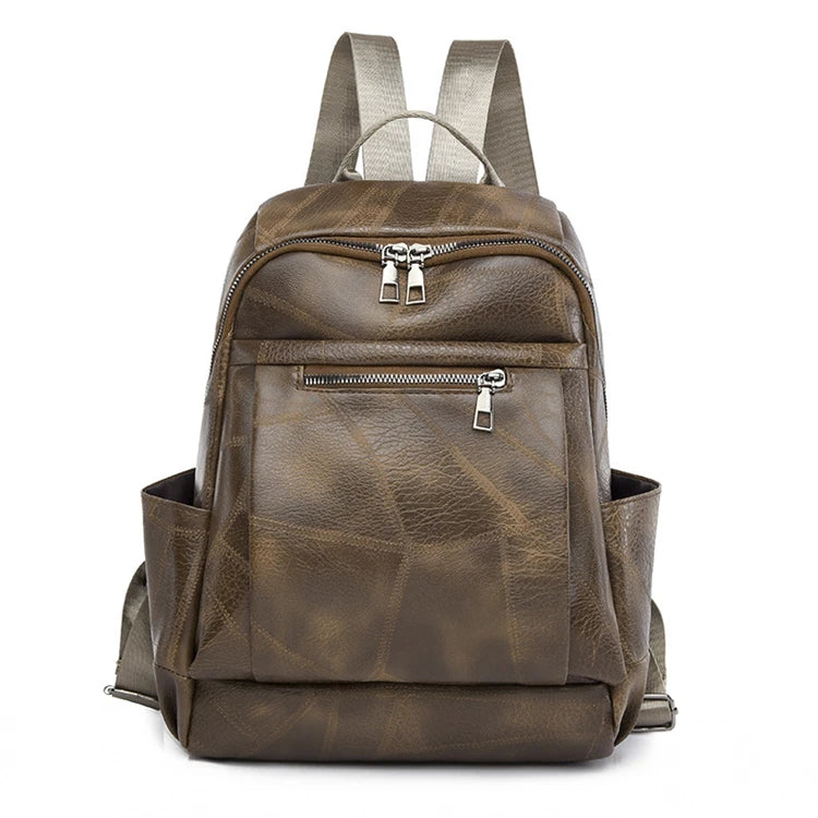 Custom Color Best Multi-functional Mini Anti Theft Stylish Small Pu Leather Designer Fancy Adult Gym Backpack Women