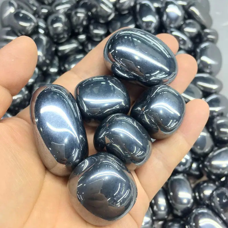 Wholesale Polished Stone Terahertz Crystal Gravel Tumbled Stone for Healing
