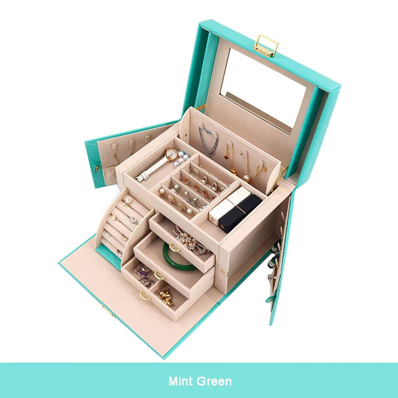 Wholesale Large Capacity Wooden Jewelry Storage Box Jewelry Packaging Box Various Exquisite Jewelry Boxes