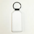 7.8 3.8 0.5cm China Double Sided Blank Rectangle Festival Diy Gift Keychain