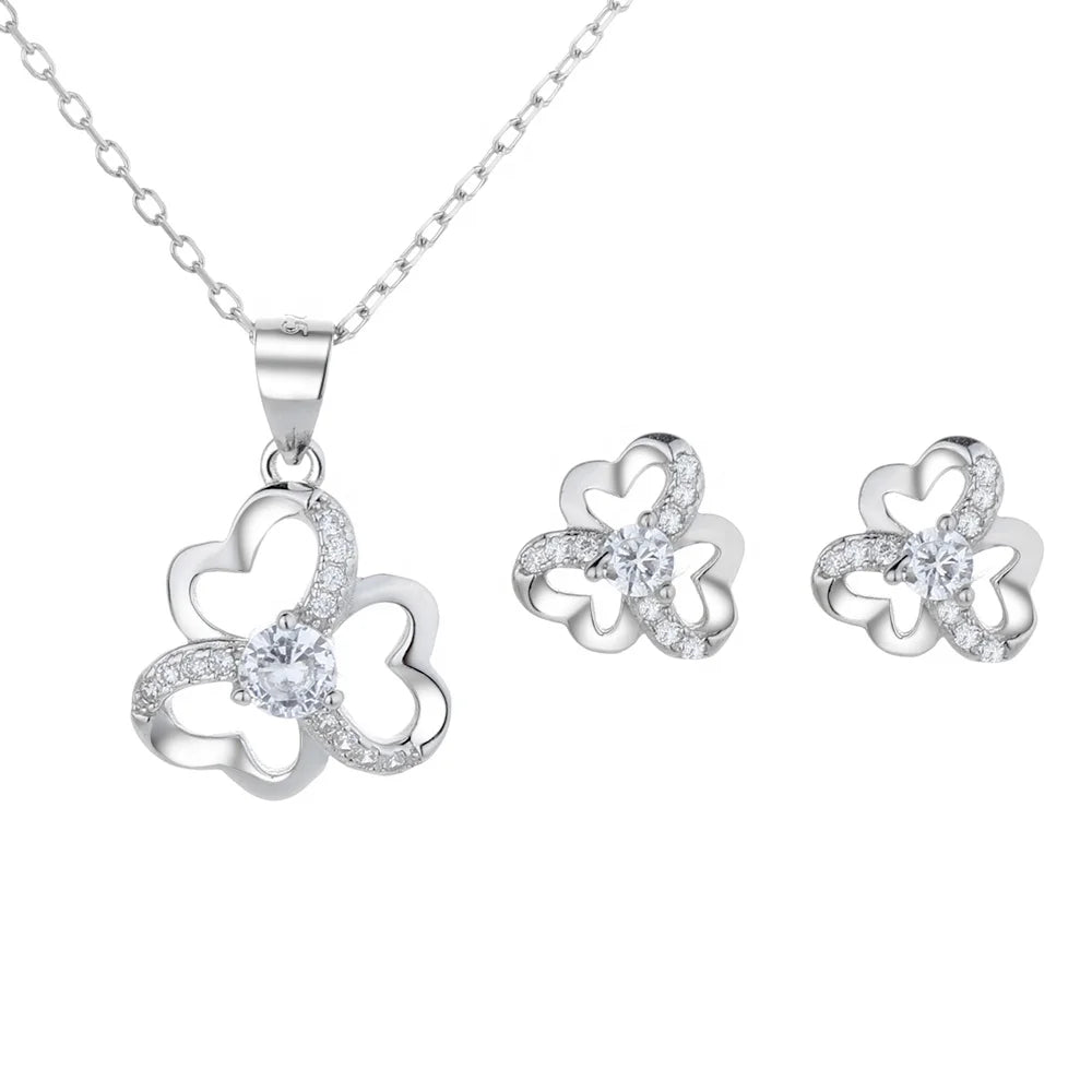 Female Gifts Pendant Earrings in Clover Jewelry Geometric Earrings
