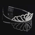 Wholesale Factory Price Top Seller Shinning Diamond Wedding Tiaras and Crown Rhinestone Girl Hair Accessories