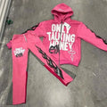 DCY Wholesale Clothing China Customizable Stack Jogger Sets MenAcid Wash Hoodie SetFleece Tracksuits for Men
