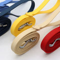 Custom 17 Multicolor Dog Leads Luxury Outdoor Running Walking Pet Leash Waterproof PVC Coated Webbing with Rivet Decoration