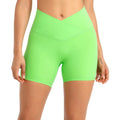 V Shape Waist Soft High Waist Quick Dry Lightweight Running Fitness Shorts for Women