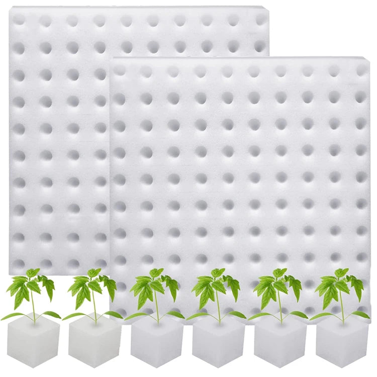 White Soilless Vegetables Nursery Pots Seedlings Cloning Collar Garden Cultivation Planting Hydroponic Sponge