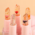 Private Label Flower Magic Lip Balm Temperature-Responsive Clear Jelly Nourishing Moisturizer for Lip Care