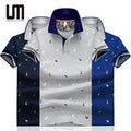Liu Ming New Arrivals 2024 Fashion Brand Men Casual Summer Print Short Sleeve Cotton Tops T Shirts