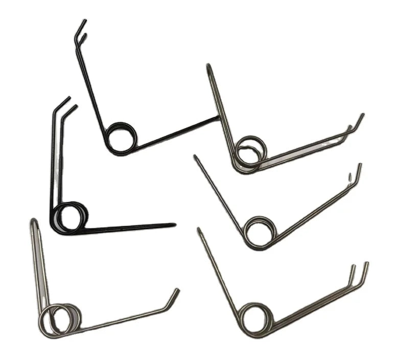 Customized Heat Treated Spiral Spring V-Shaped Double Torsion Spring