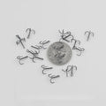 DORISEA High Carbon Steel Mini Lure Treble Hook 100pcs/pack Micro Small Origin Sharp for Trout and Shark for Stream Position