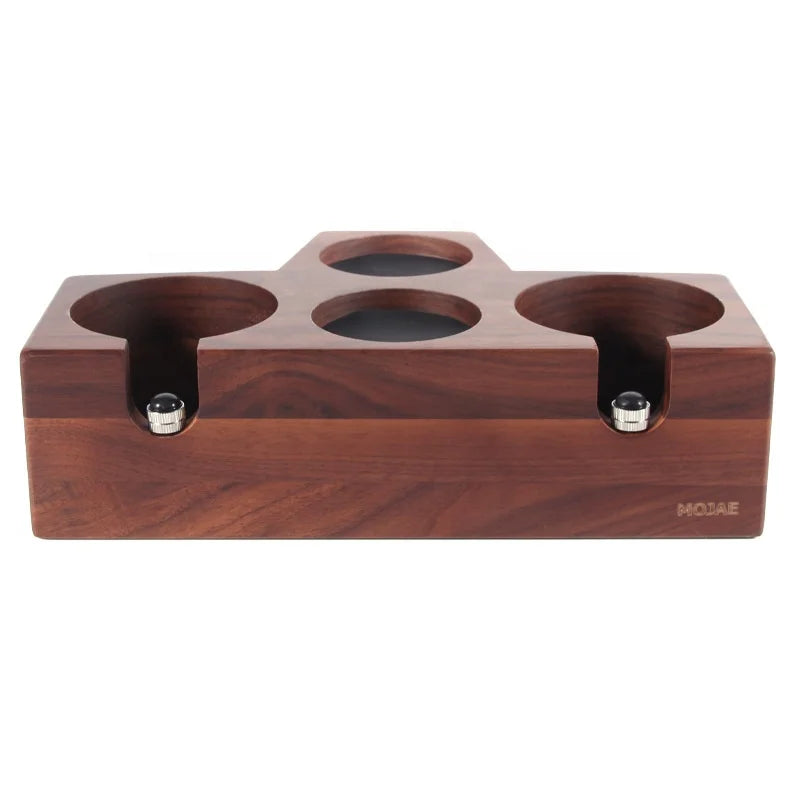 Wood Espresso Coffee Tamper Stand Tamping Holder Tamper Station Barista Tool Wholesale