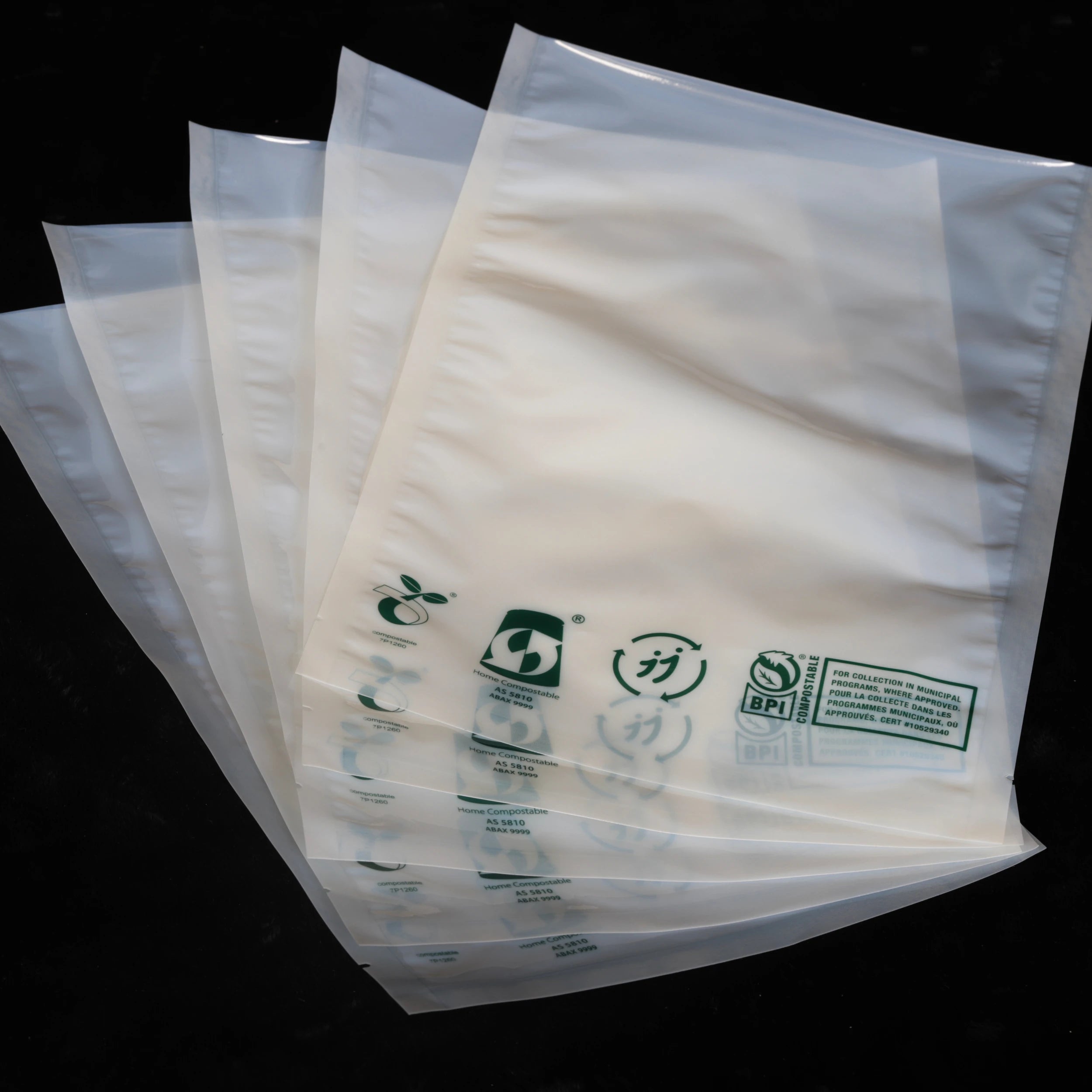 Biodegradable Shopping Kitchen Food Sealer Rolls Textured Vacuum Sealing Plastic Bag Customizable Options for Storage