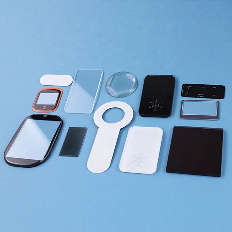 customization Supply 0.7mm 0.8mm 1.0mm 1.2mm 1.5mm 2.0mmsmart watch glass screen printing watch glass back cover toughened glass