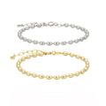 Newly Minimalist 925 Sterling Silver Daily Wear Jewelry Bead Chain Bracelet for Women Girls