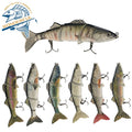 4 Sections Lifelike Hard Plastic 230mm 119g Big Game Multi Jointed Lure Saltwater Wobbler Swimbait