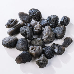 Crystal Raw Stone Moldavite Irregular Black Tektite Aromatherapy Stone Diffuser Stone Mineral Specimen for Men Women Pendant