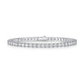 925 Sterling Silver Moissanite Tennis Bracelet for Men and Women Hiphop Rock 18K Gold Plated Luxury Jewelry