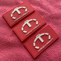 Custom logo Soft Backpack Hat Sewing 3D Rubber PatchOEM Design PVC Rubber Label for Sweater