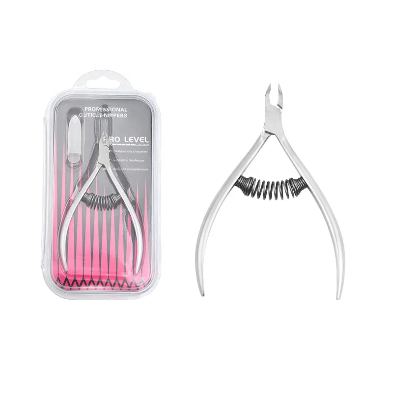 1pc Blade Fingernail Toenail Cuticle Nipper Trimming Stainless Steel Nail Clipper Cutter Cuticle Scissors Plier Manicure Tools