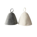 Wholesale Japan Sauna Banya Sweat Available Felt Sauna Bucket Hat With Hanging Hoop Custom Logo