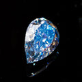 Factory Price 0.7-10CT Hybrid Ice Crushed Vivid Blue Pear Loose Diamond Moissanite for Moissanite Jewelry