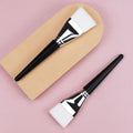Super Big Flat Head Fan Brush Wood Handle Facial Mask & Mud Applicator Foundation Synthetic Hair Custom Makeup Brush
