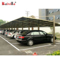 Modern Simple Waterproof Powder Coated Aluminum Car Parking Shed Canopy Roof Free Standing Carport