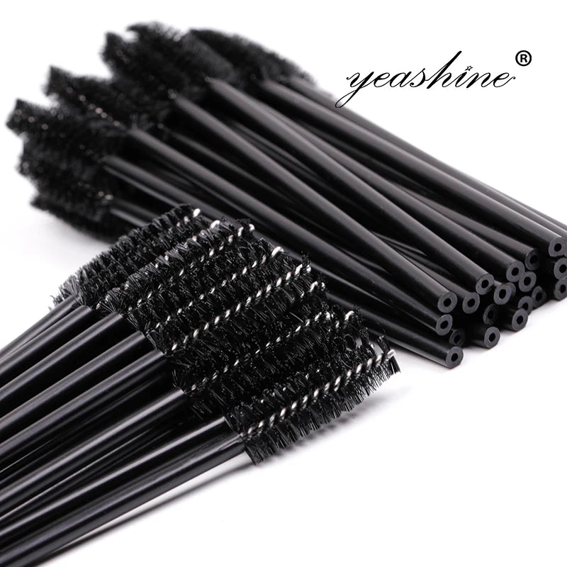 Hollow Tools Bling Makeup Brush Glitter Set Eyelash Comb Custom Blue Mascara Lash Wands