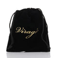 Custom Printed Black Velvet T-shirt Packaging Bag Drawstring Pouch Velvet
