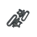 Adjustable Black Iron Straps for Buckle Galvanized Quick Release Alloy for Backpack Accessory 2 Different Sizes