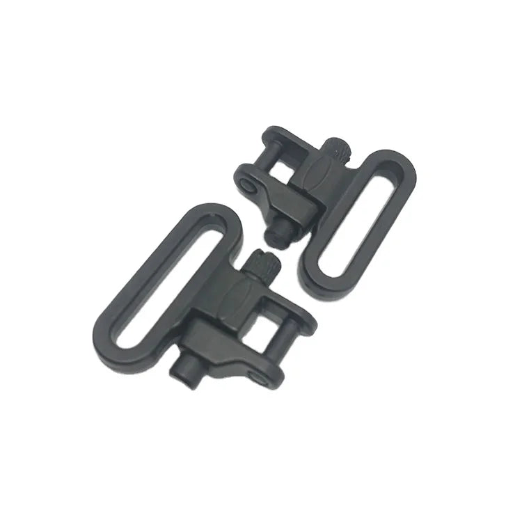 Adjustable Black Iron Straps for Buckle Galvanized Quick Release Alloy for Backpack Accessory 2 Different Sizes