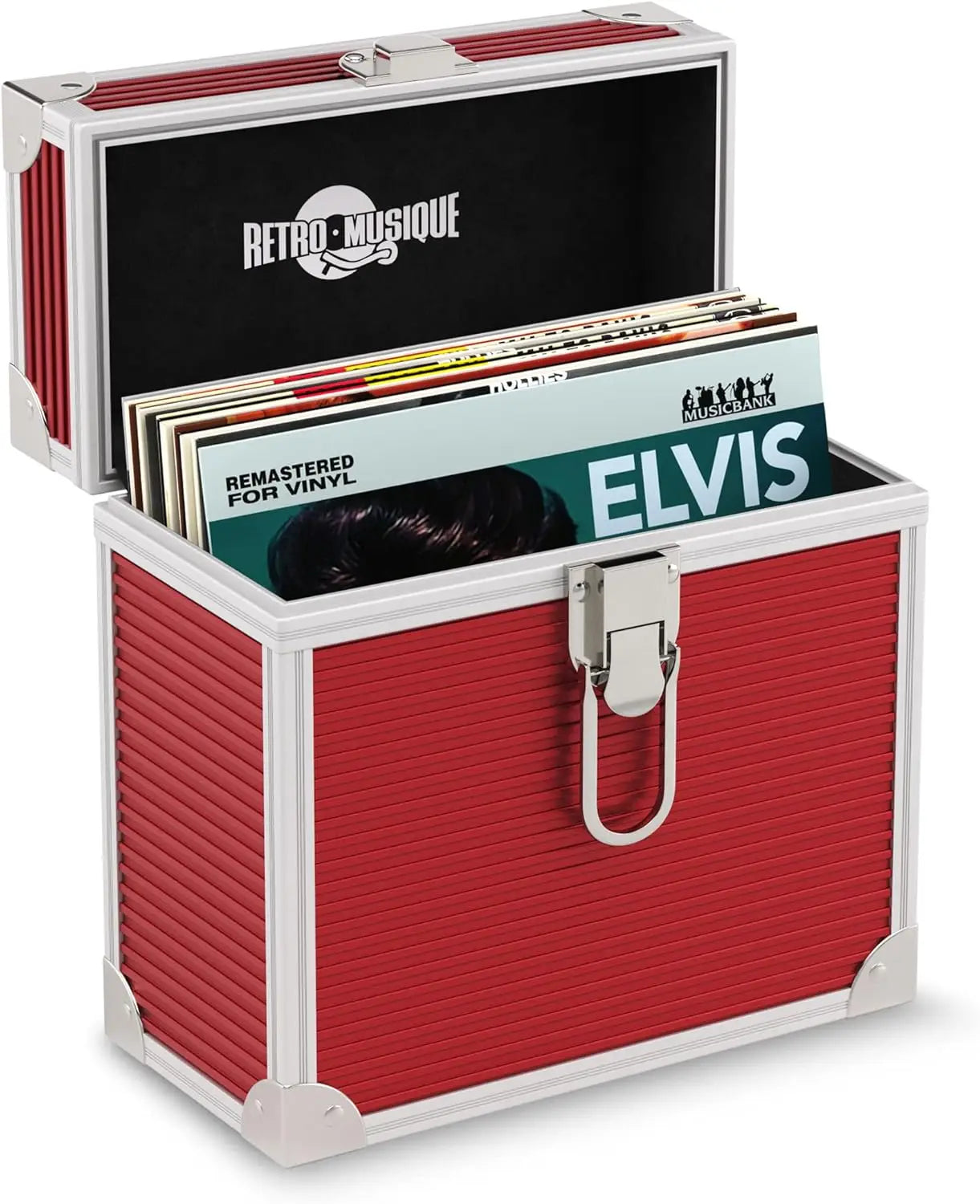 Aluminium EP Record Case for 35 7 Inch Vinyl Records Storage Case for up to 35 EP