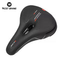 For Simple Ventilation Ultralight Bicycle Saddle Seat for Road/MTB Bikes with Soft PU Leather
