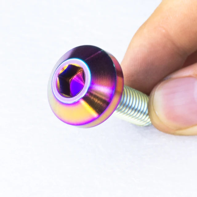 3/8-16*32 Titanium Auto Racing Car Dress  License Engine Bay Fender Bumper with Colorful Bolts