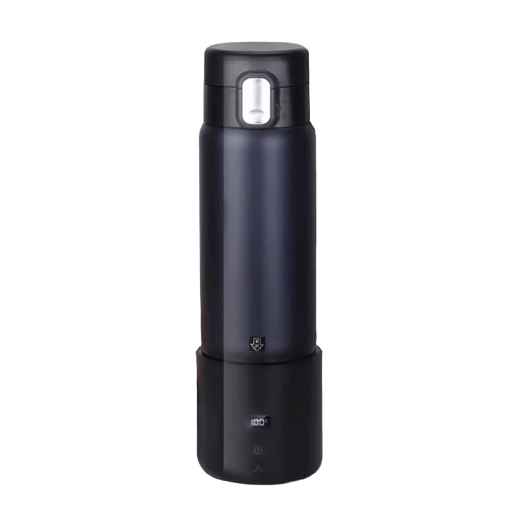 Smart Power Bank Wireless Electric Stainless Steel Thermos Bottle for Travel and Office