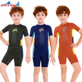 New Arrival Boys Short Diving Wetsuits Children 2.5mm Neoprene Swimming Swimwear One Piece Warm Kids Snorkeling Surfing Wetsuit
