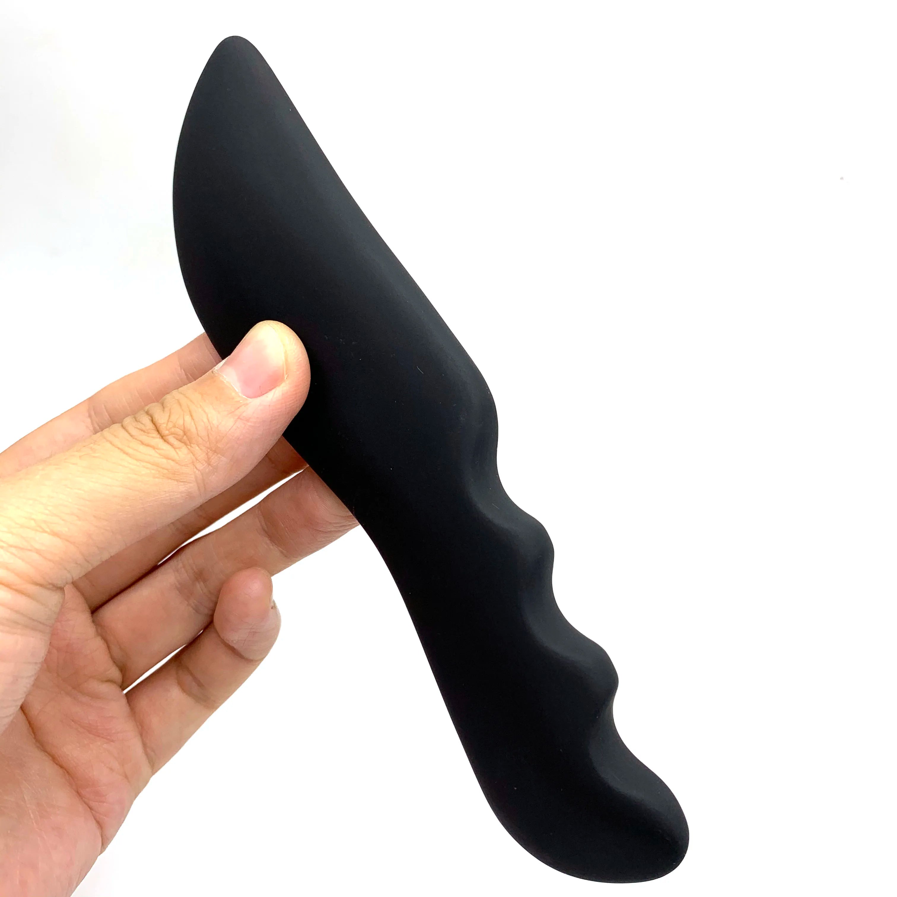 Wholesale Black Bian Stone Gua Sha Multi-Function Facial & Body Scraping Tool with Skin Rejuvenation Wrinkle Reduction Features