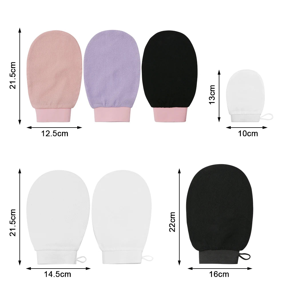 Wholesale Silk Exfoliating Glove 100% Pure Silk Bath Mitt Exfoliating Glove Natural Face and Body Remove Dead Skin Bath Glove