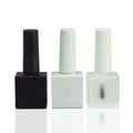Factory 7ml High Quality Black square Glass Nails Gel Gel Polish Bottle Gel Wholesale Nail Polish Bottles Supplies in Stock