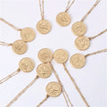 Joolim Jewelry 18K Gold Plated the Zodiac Pendant Necklace Stainless Steel Jewelry Wholesale Tarnish Free