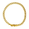 Hip Hop Thick Stainless Steel NK Chain Figaro Chain Buckle Shape Choker Necklace