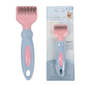 Factory Wholesale Dog Brush Pet Hair Remover Open Knot Comb Dog Dematting Tool Pet Dematting Rake Comb