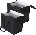 Insulated Grocery Bags Reusable Collapsible Cooler Bags for Food Delivery